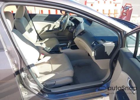 2012 Honda Civic Lx z USA, uszkodzony, nr VIN 19XFB2F52CE387780